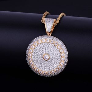 round-solitaire-circle-medallion-iced-pendant-necklace-chain-gold-color-bling-zircon-mens-hip-hop-jewelry-gift-18